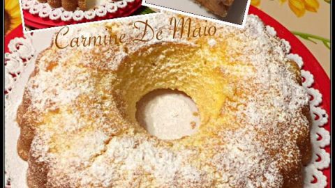 Ciambellone Ripieno Di Crema Al Limone