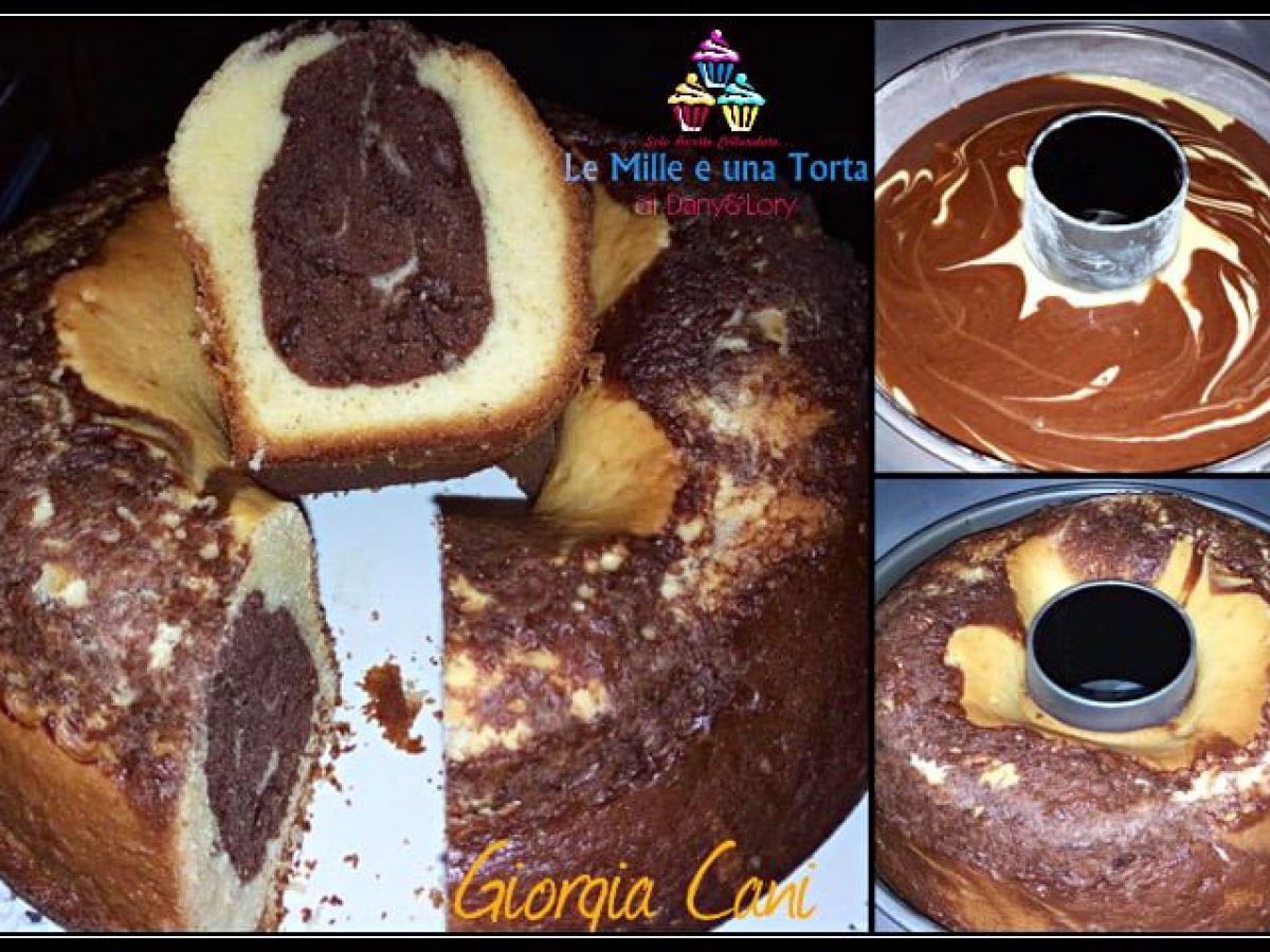 Ciambella Bicolore Al Cucchiaio Senza Burro E Senza Bilancia