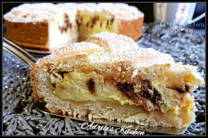 Crostata Ripiena Di Ricotta E Cioccolato Con Frolla Allo Yogurt