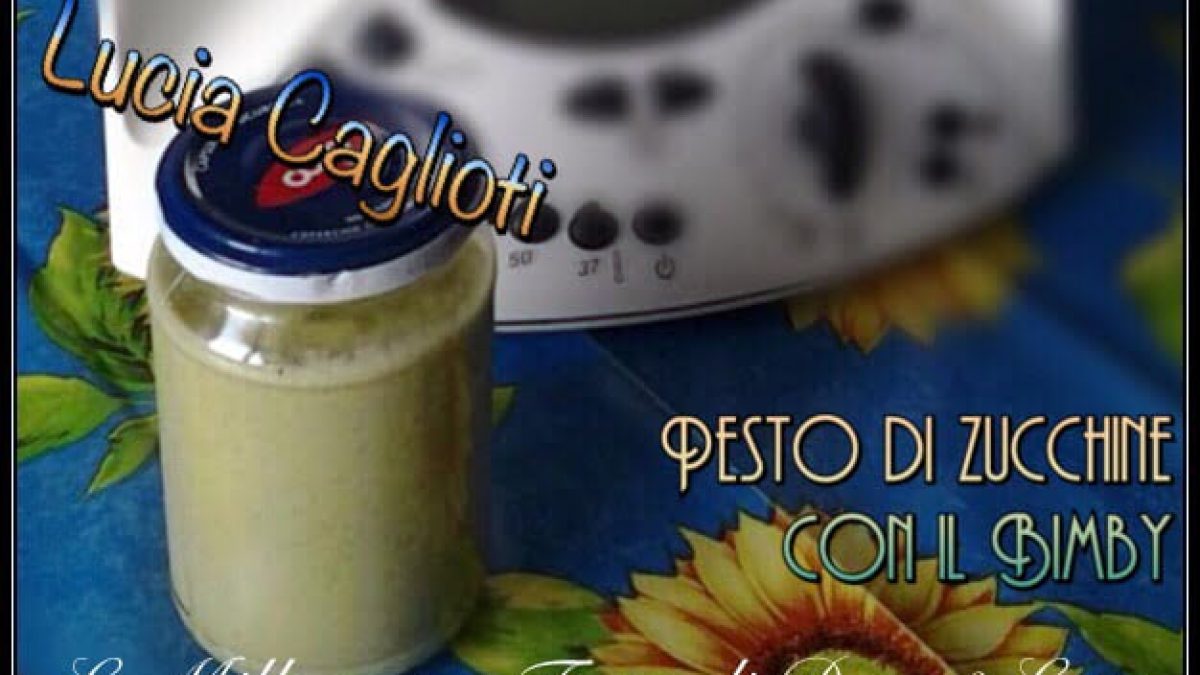 Pesto Di Zucchine Con Il Bimby