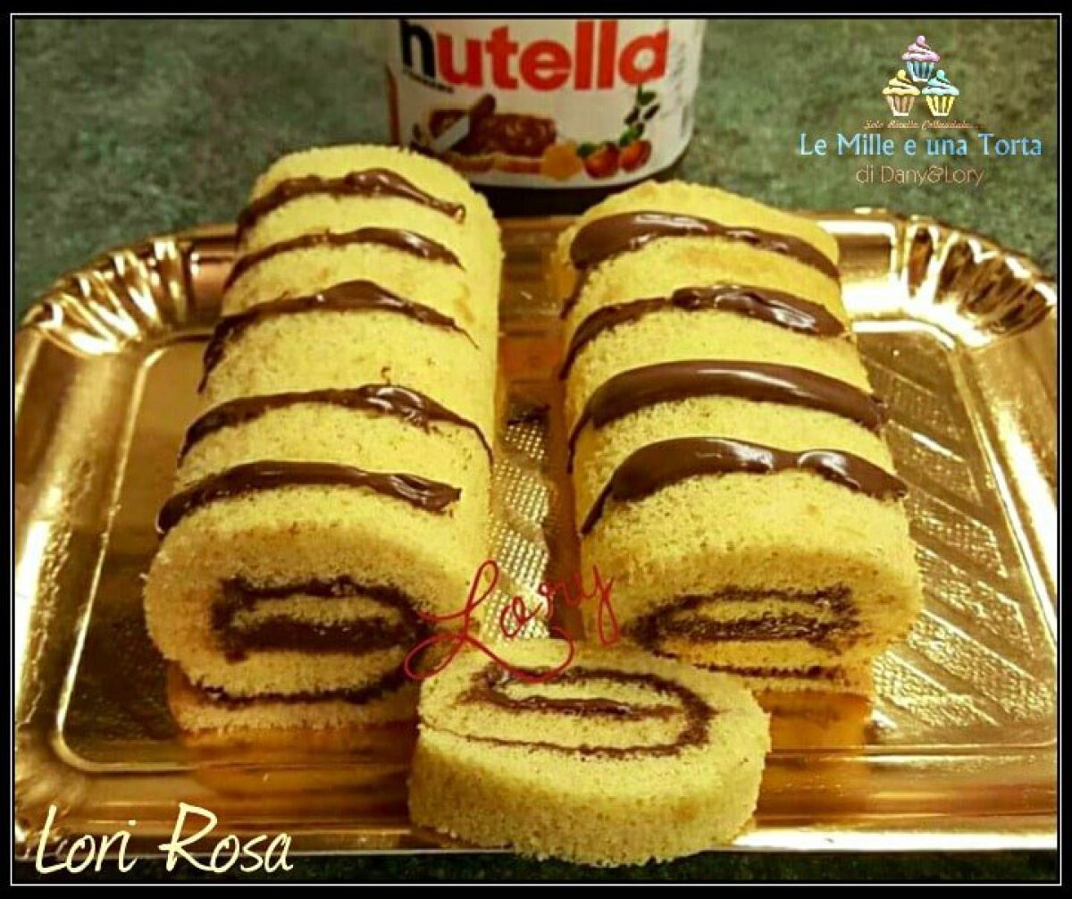 Rotolo Alla Nutella Facilissimo Da Preparare Ricetta Bimby