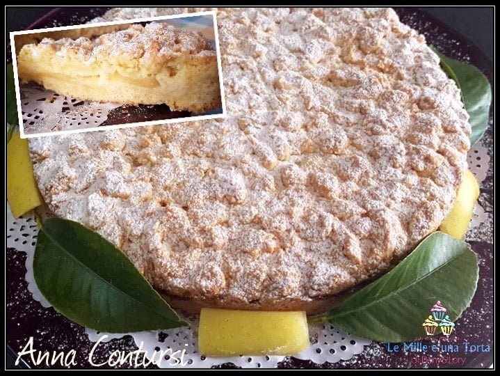 Sbriciolata Con Crema Pasticcera Bimby E Mele