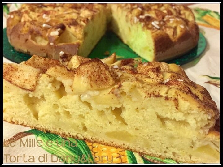 TORTA DI MELE AL CIOCCOLATO BIANCO, CON E SENZA BIMBY