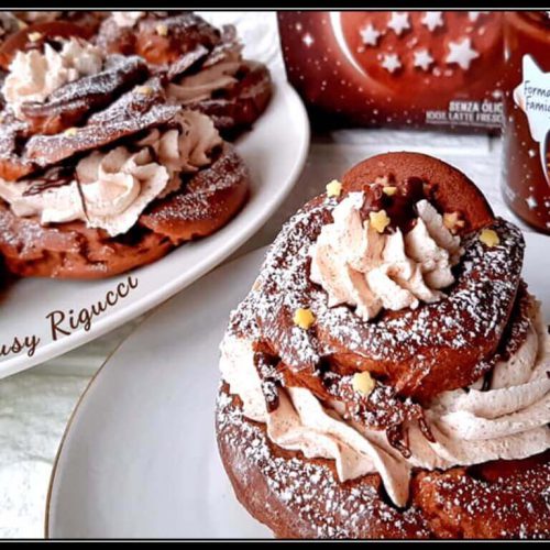 Zeppole Pan di Stelle - Una Rosa in Cucina