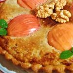 Crostata alle mele con crema frangipane alle noci