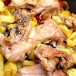 Pollo al forno con patate